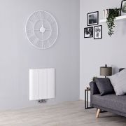 Radiateur design horizontal en aluminium – 60 cm – Blanc – Choix de largeurs - Aurora