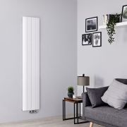 Radiateur design vertical en aluminium – Blanc – Tailles multiples - Aurora