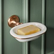Porte savon en céramique rétro – Choix de finitions – Elizabeth