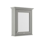 Armoire à miroir rétro – Gris (Storm Grey) – 65 cm x 75 cm - Old London