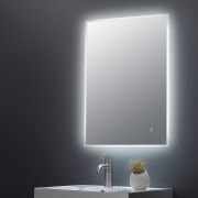 Miroir d’ambiance chauffant éclairé LED – 25 watts – 50 cm x 70 cm