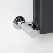 Robinet de radiateur - Chromé - Adaptateurs cuivre 15mm