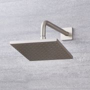 Pommeau de Douche 20x20cm - Nickel Brossé - 
