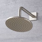Pommeau de douche rond -  Ø18,8 cm - Nickel Brossé - Aldwick