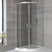 Porte de douche d’angle quart de cercle – Choix de tailles – Portland