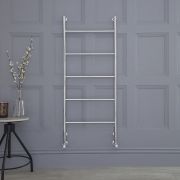 Sèche-serviettes rétro - Chromé - 114,2 cm x 52,7 cm - Condesa