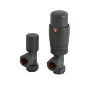 Robinets de radiateur d'angle thermostatique - Choix de finitions