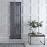 Radiateur vertical style fonte rétro – Anthracite – 180 cm x 56 cm – Triple rangs - Windsor