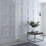 Radiateur style fonte électrique vertical – Blanc – 180 cm – Triple rang – Choix de tailles et de thermostat Wi-Fi – Windsor