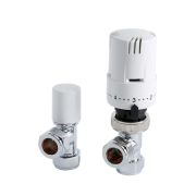 Robinets de radiateur d'angle thermostatique