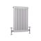 Radiateur style fonte horizontal – Blanc – 60 cm x 42,5 cm – Double rang – Windsor