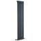 Radiateur design vertical – Anthracite – 160 cm x 35,4 cm  – Rang simple – Vitality