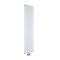 Radiateur design vertical - 160 cm x 37,5 cm - Blanc - Aluminium - Raccordement central - Aurora