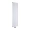 Radiateur design vertical - 160 cm x 47 cm - Blanc - Aluminium - Raccordement central - Aurora