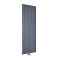 Radiateur design vertical - 160 cm x 56,5 cm - Anthracite - Aluminium - Raccordement central - Aurora