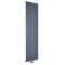 Radiateur design vertical - 180 cm x 47 cm - Anthracite - Aluminium - Raccordement central - Aurora