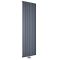 Radiateur design vertical - 180 cm x 56,5 cm - Anthracite - Aluminium - Raccordement central - Aurora