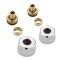 Robinets de radiateur d'angle en laiton - Adaptateur PEX 12mm
