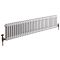 Radiateur style fonte horizontal – Blanc – 30 cm x 150,5 cm – Double rangs – Windsor