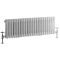 Radiateur style fonte horizontal – Blanc – 30 cm x 101 cm – Double rang – Windsor