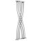 Radiateur design vertical - Argent - 177,5 cm x 45 cm – Xcite