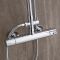 Colonne de douche thermostatique avec pommeau, douchette et rampe – 2 fonctions – Chromé – Select