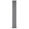 Radiateur design vertical – Anthracite – 140 cm x 23,6 cm  – Rang double – Vitality