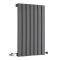 Radiateur design horizontal – Anthracite – 63,5 cm x 42 cm  –  Sloane
