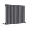 Radiateur design horizontal – Anthracite – 63,5 cm x 82,6 cm  –  Sloane