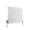Radiateur à panneau plat horizontal - Type 21 - Blanc - 60 cm x 60 cm - Eco