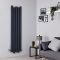 Radiateur aluminium design vertical – Anthracite – 160 cm x 39 cm - Laeto