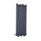 Radiateur aluminium design vertical – Anthracite – 160 cm x 55 cm - Laeto
