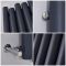 Radiateur aluminium design vertical – Anthracite – 160 cm x 55 cm - Laeto