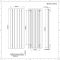 Radiateur design vertical - 160 cm x 56,5 cm - Anthracite - Aluminium - Raccordement central - Aurora