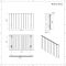 Radiateur design horizontal - Anthracite - 60 cm x 94,5 cm - Aluminium - Raccordement central - Aurora