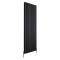 Hudson Reed Vitality - Radiateur design en aluminium vertical – Anthracite – 180 cm x 23 cm – Double rang