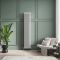 Radiateur style fonte vertical en aluminium – Blanc – 180 cm x 36 cm – Double rangs – Esmé