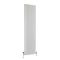 Radiateur style fonte vertical en aluminium – Blanc – 180 cm x 45 cm – Double rangs – Esmé