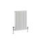 Radiateur style fonte horizontal en aluminium – Blanc – 60 cm x 40,5 cm – Double rangs – Esmé