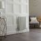 Radiateur style fonte horizontal en aluminium – Blanc – 60 cm x 40,5 cm – Double rangs – Esmé