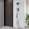 Radiateur design vertical avec miroir - Aluminium - 180 cm - Choix de taille et de finition - Aris