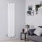 Radiateur aluminium design vertical – Blanc – 180 cm x 39 cm - Laeto