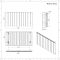 Radiateur design horizontal - Blanc - 60 cm x 113,5 cm - Aluminium - Raccordement central - Aurora