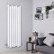 Radiateur aluminium design vertical – Blanc – 160 cm x 55 cm - Laeto