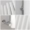 Radiateur aluminium design vertical – Blanc – 180 cm x 55 cm - Laeto