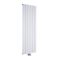 Radiateur design vertical en aluminium - Avec raccordement central - Blanc - 160 cm x 56,5 cm - Aurora