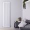 Radiateur design vertical - 180 cm x 47 cm - Aluminium - Blanc - Vitality Air