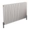 Radiateur design horizontal - 60 cm x 107 cm - Blanc - Aluminium - Double rang - Vitality Air