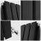 Radiateur design vertical noir - Choix de tailles - Delta