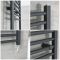 Sèche-serviettes électrique plat – Anthracite – 100 cm x 100 cm - Artle